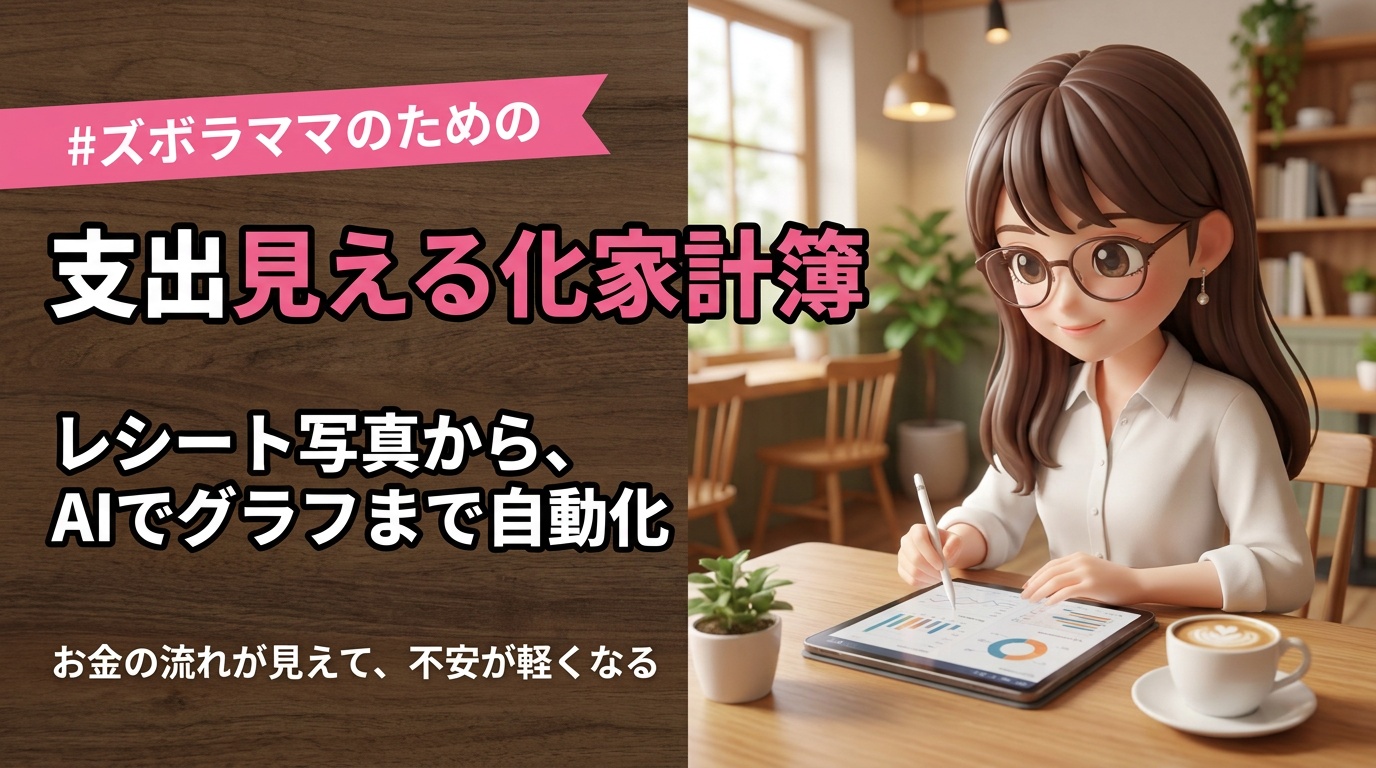 ズボラママのための支出見える化家計簿